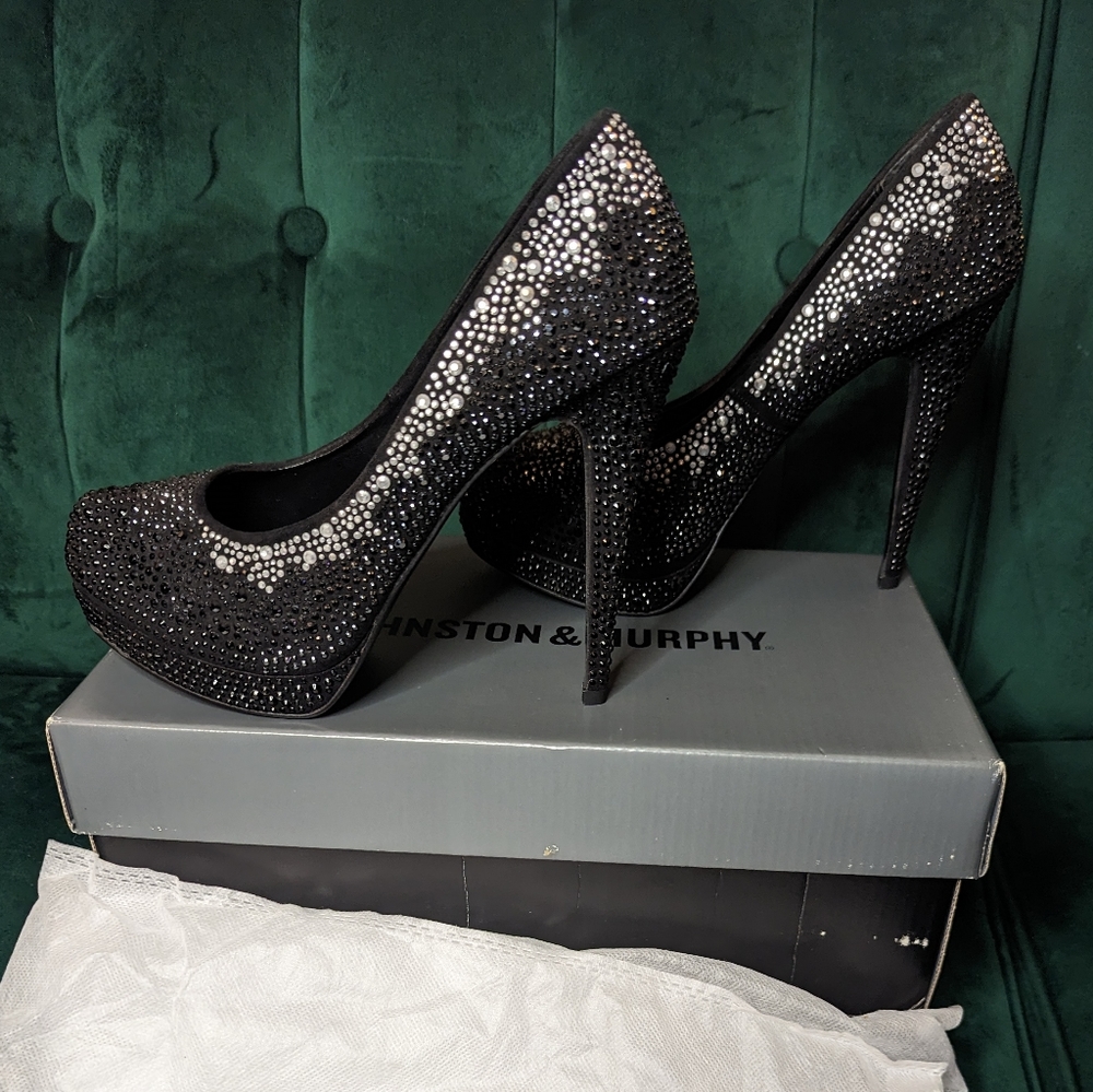 Aldo Rhinestone heels size 10
